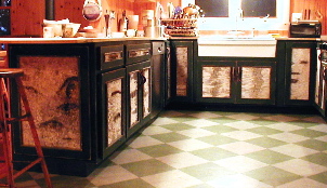 rustic kitchen cabinets, birch bark cabinets